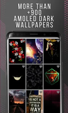 DARK AMOLED wallpapers offline android App screenshot 3